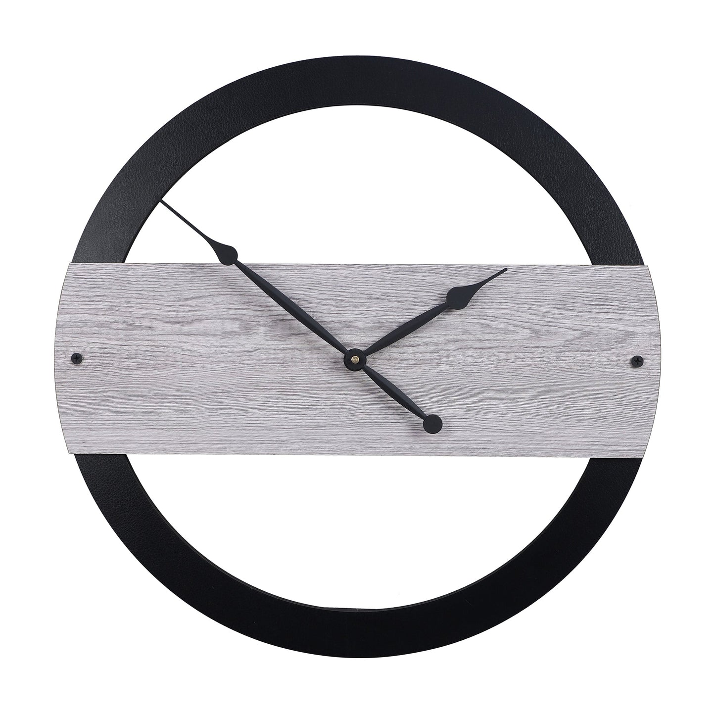 Quartz Black Modern Wall Clock, For Home And Office