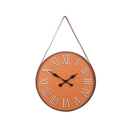 High Gloss Roman Numerals Wooden Wall Clock