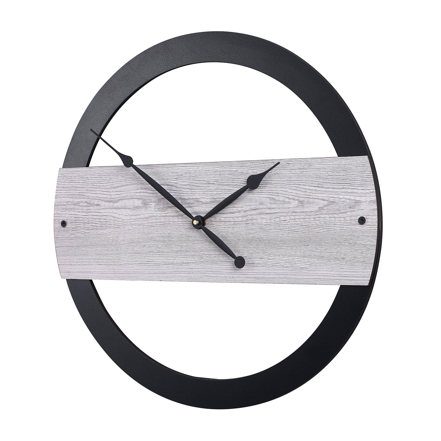 Quartz Black Modern Wall Clock, For Home And Office