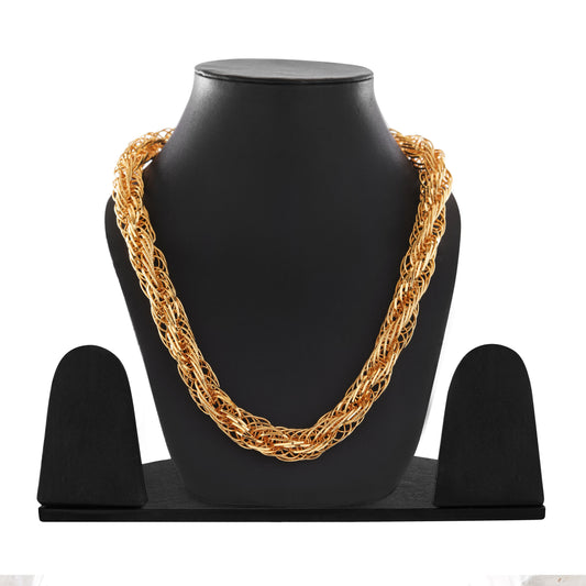 Interlocking Circles 1Gm Gold Chain