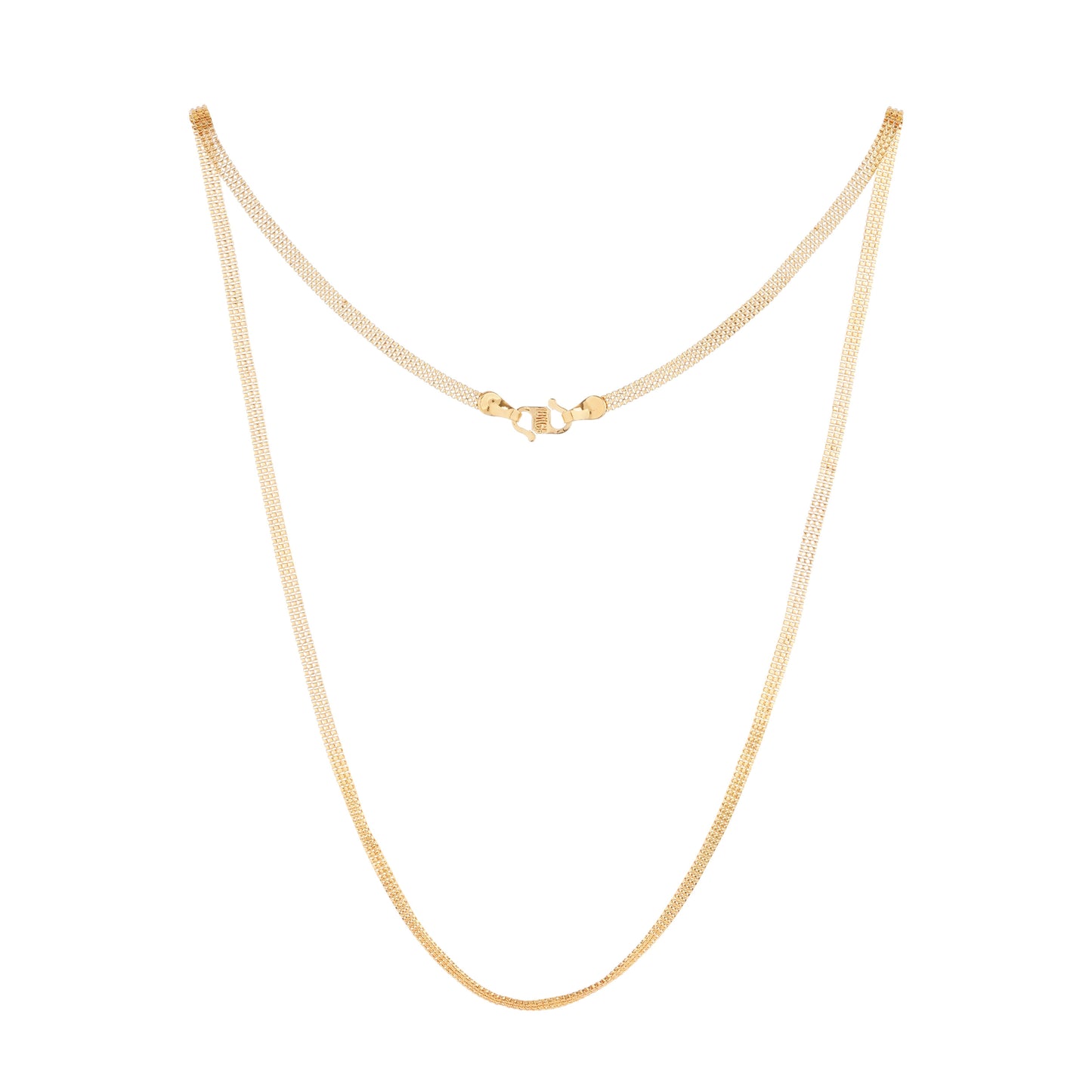 Premium Quality 1 Gram Gold Plated Smooth Round Design/Thaali Chain